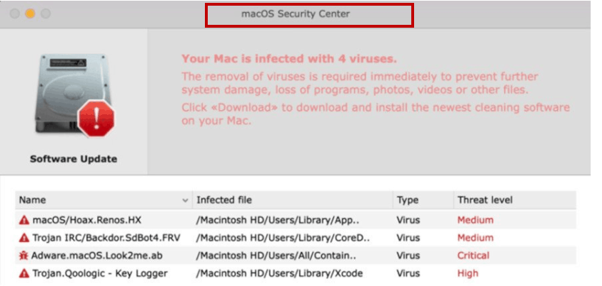 virus removal for mac os